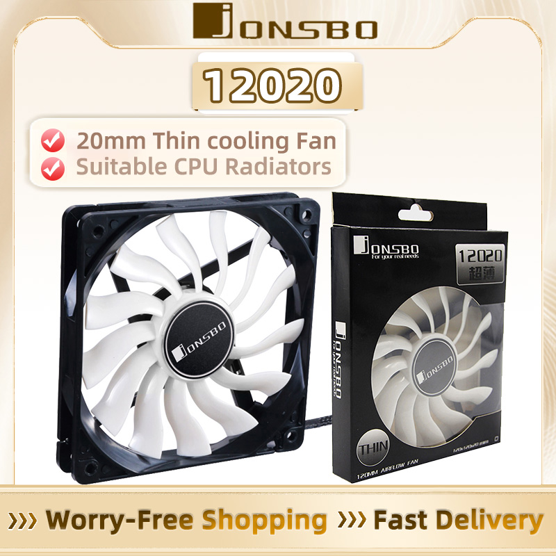 Pc Gaming Ultra - JONSBO 12020 120mm DC 12V 3Pin/4Pin