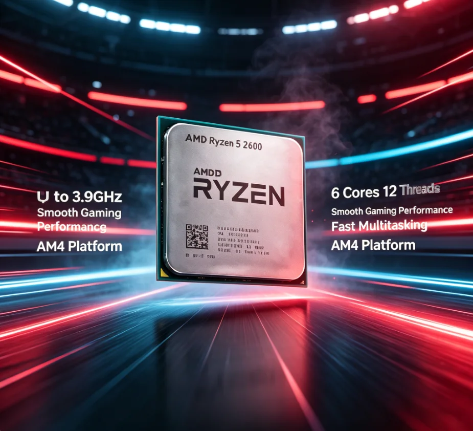 Pc Gaming Entry - Processore Desktop AMD R5 2600 Stabile