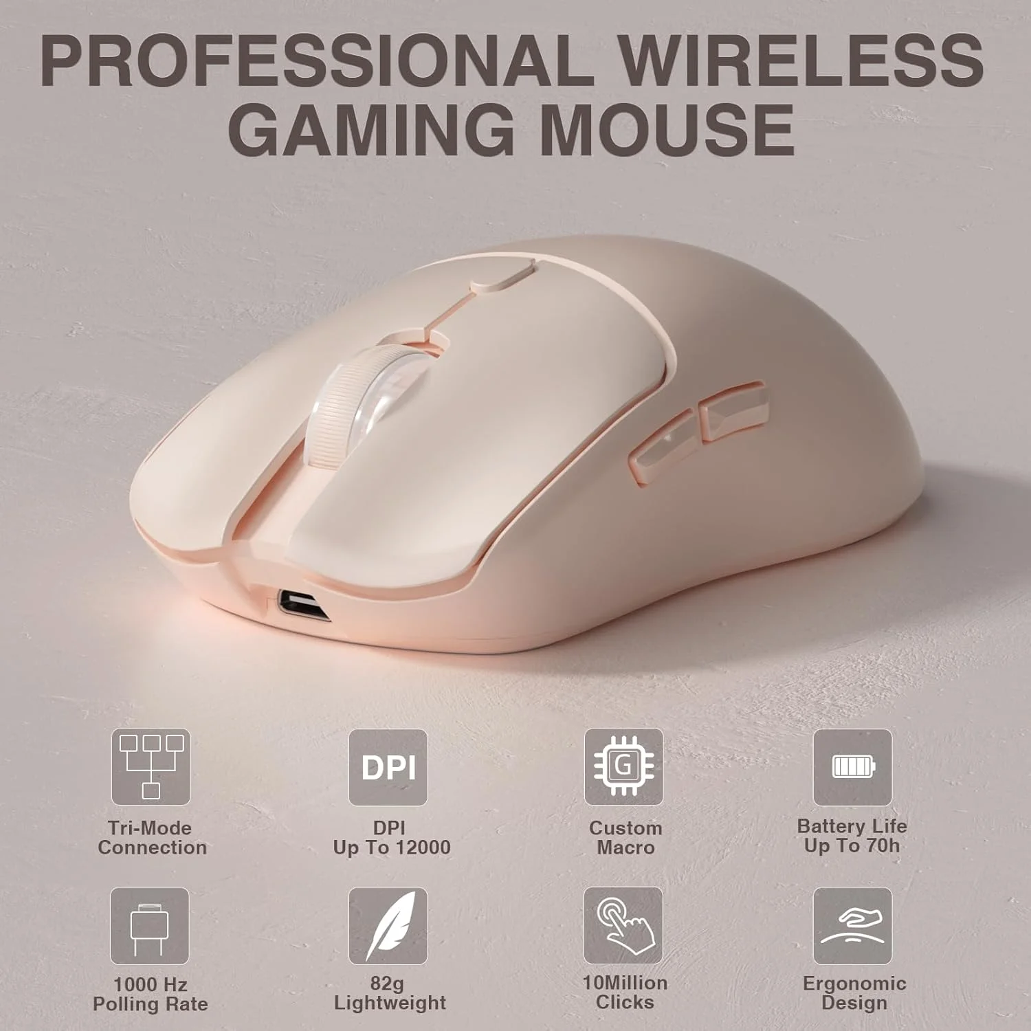Wireless Gaming Mouse - Mouse da Gaming Wireless AULA SC580X