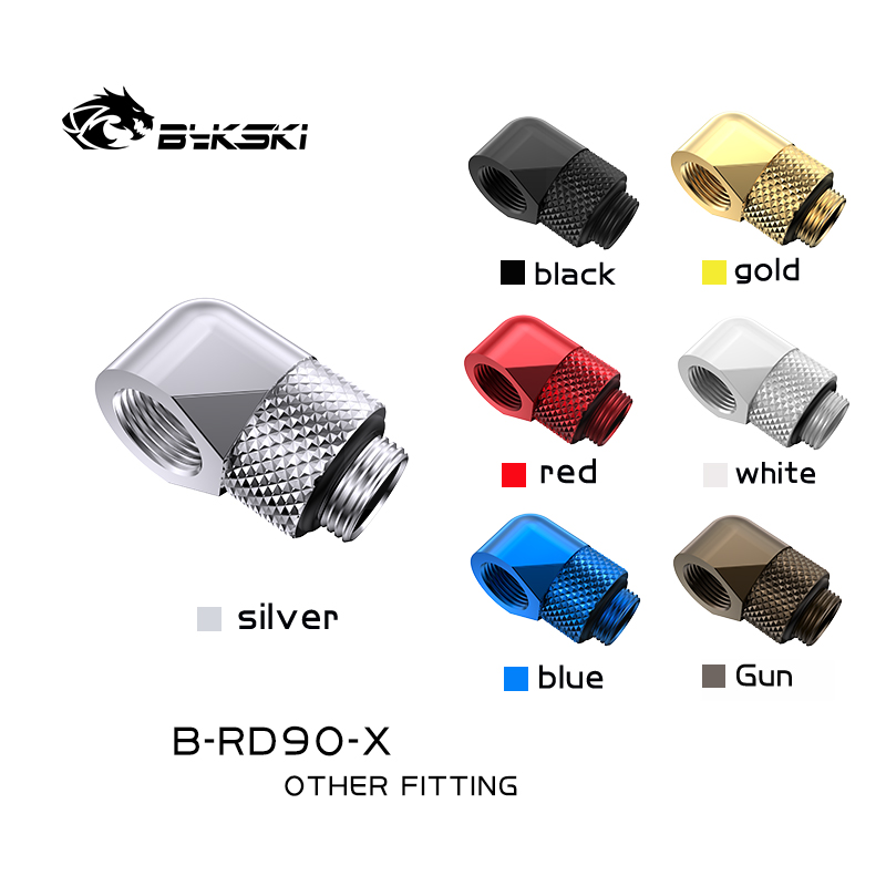 Pc Gaming Liquid Cooling - Bykski B-RD90-X Raccordo a Compressione Rotante