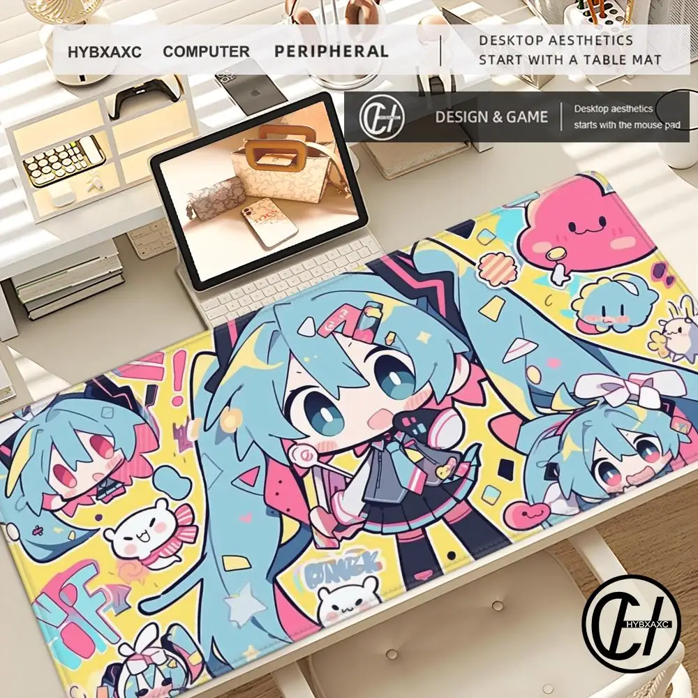 Pc Gaming Hatsune Miku - H-HATSUNE-MIKU GIRL INS Tide Tappetino da