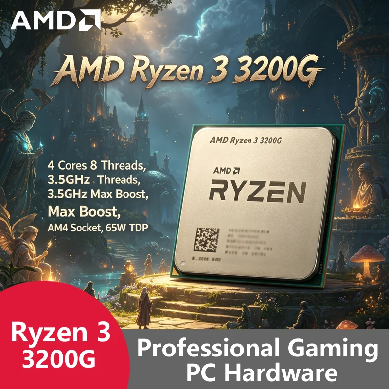 Pc Gaming Entry - Processore AMD Ryzen 3 3200G AM4