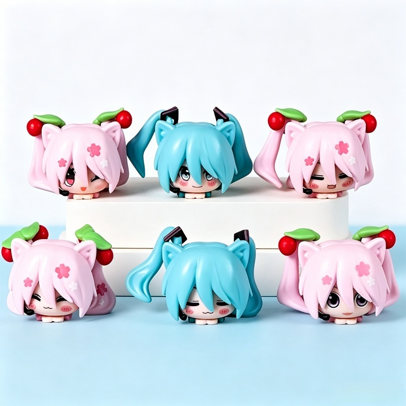 Pc Gaming Hatsune Miku - Disponibile Subito: Set di 6 Statuette