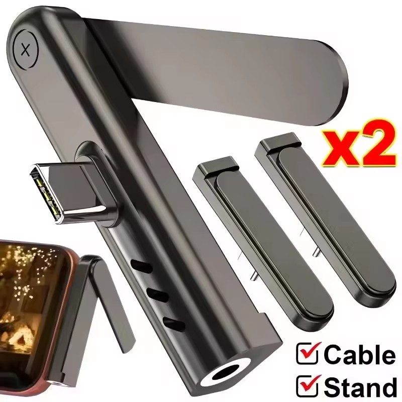 Headset Stand - Adattatore pieghevole portatile da USB C
