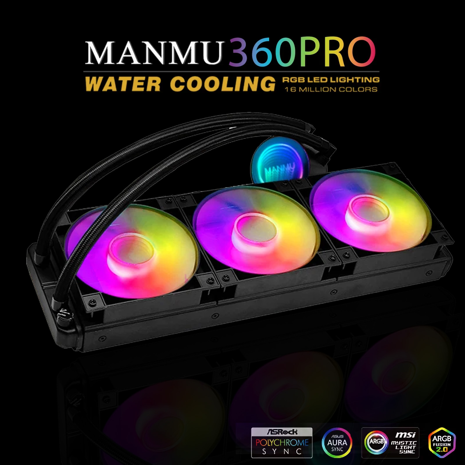 Pc Water Cooling - MANMU Raffreddatore a Liquido per CPU