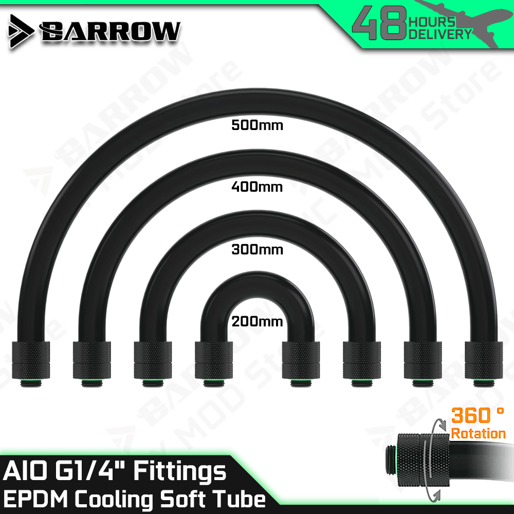 Pc Gaming Liquid Cooling - Tubo Flessibile EPDM Barrow AIO con