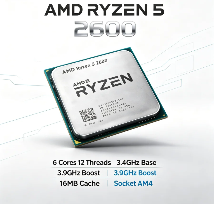 Pc Gaming Entry - CPU Desktop AMD Ryzen 5 2600,