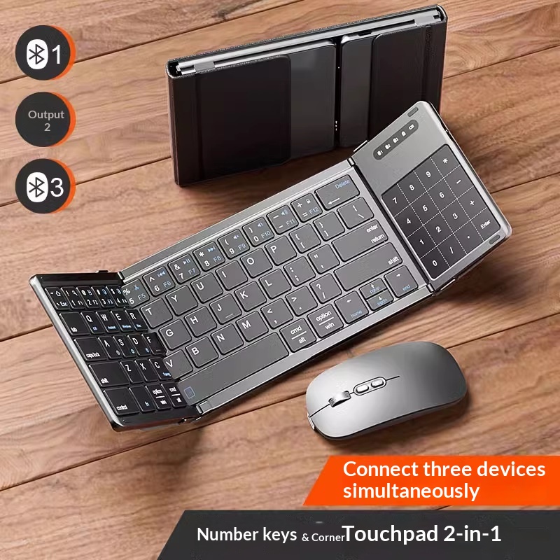 Wireless Gaming Mouse - Tastiera Bluetooth wireless Mengzu Tri Fold