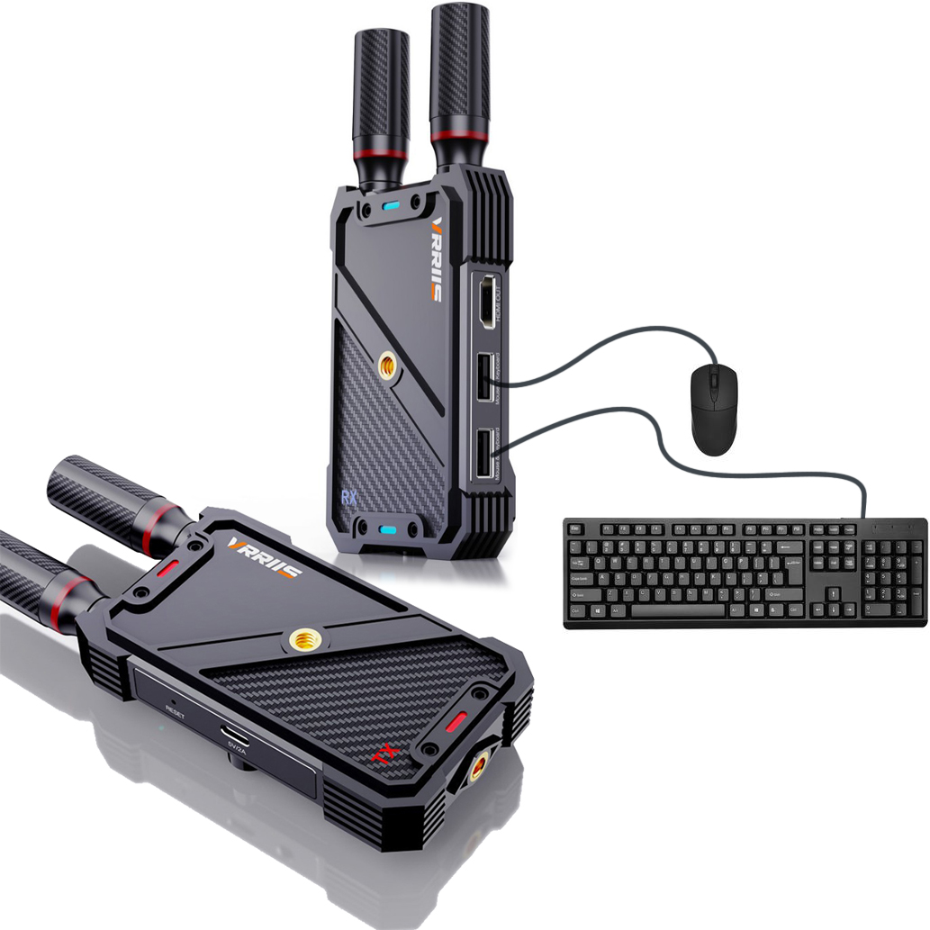 Wireless Gaming Mouse - VRRIIS WL082K 400m Wireless HDMI KVM