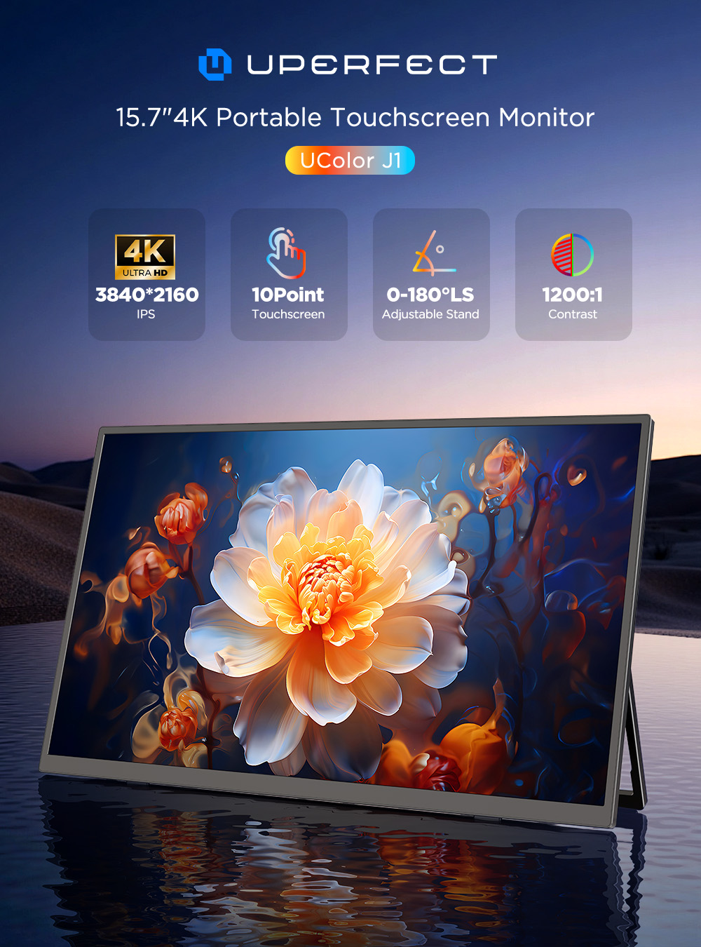 Monitor portatile UPERFECT 4K  - Pc Gaming Ultrawide Monitor recensione e prezzo
