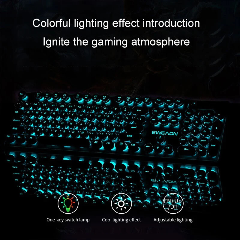 Set Tastiera e Mouse Stile Ret - Wireless Gaming Mouse recensione e prezzo