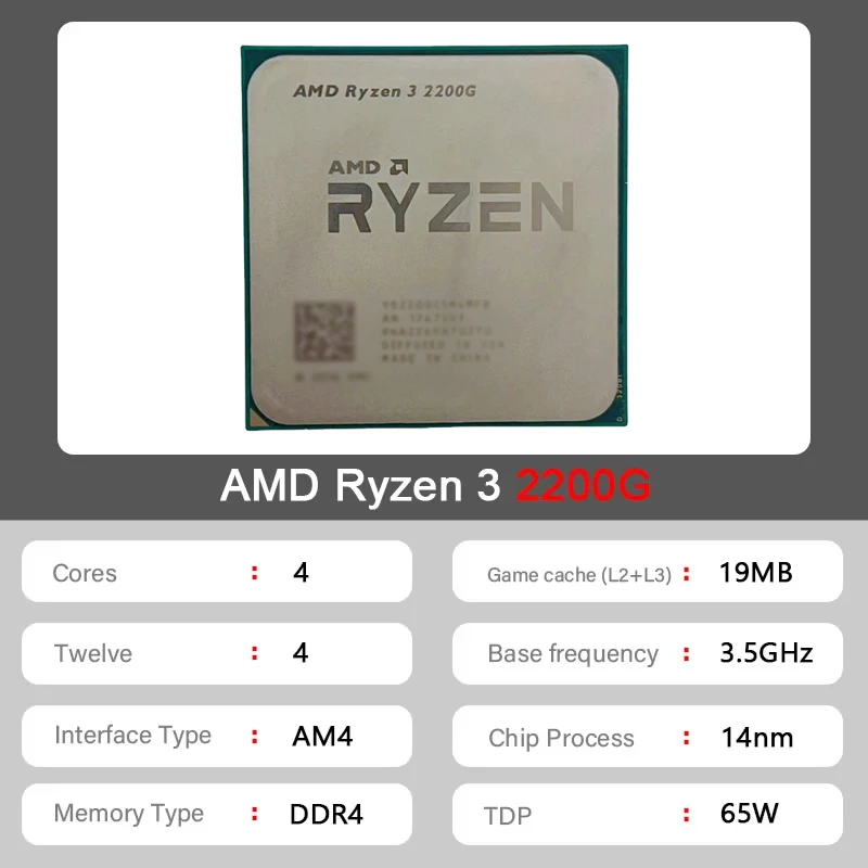 Processore AMD Ryzen 3 2200G A - Pc Gaming Entry recensione e prezzo