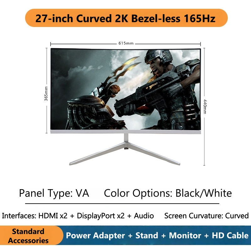 Monitor da Gaming Curvo 27 Pol - Pc Gaming Ultrawide Monitor recensione e prezzo