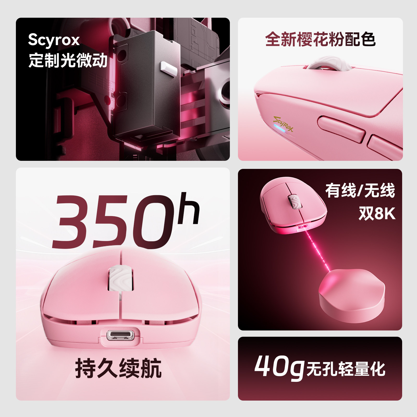 Mouse da Gaming Wireless Scyro - Wireless Gaming Mouse recensione e prezzo