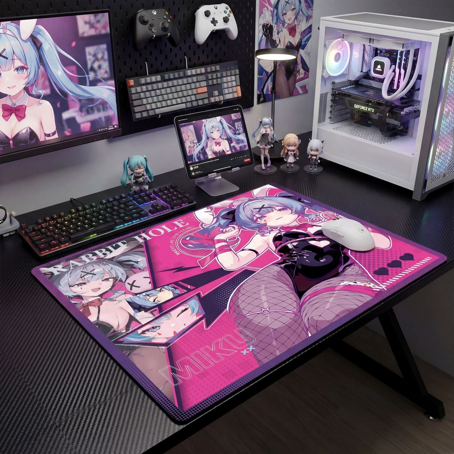 Tappetino per Mouse da Gaming  - Pc Gaming Hatsune Miku recensione e prezzo