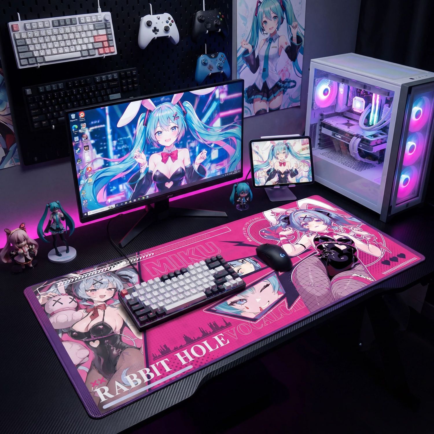 Tappetino per Mouse da Gaming  - Pc Gaming Hatsune Miku recensione e prezzo