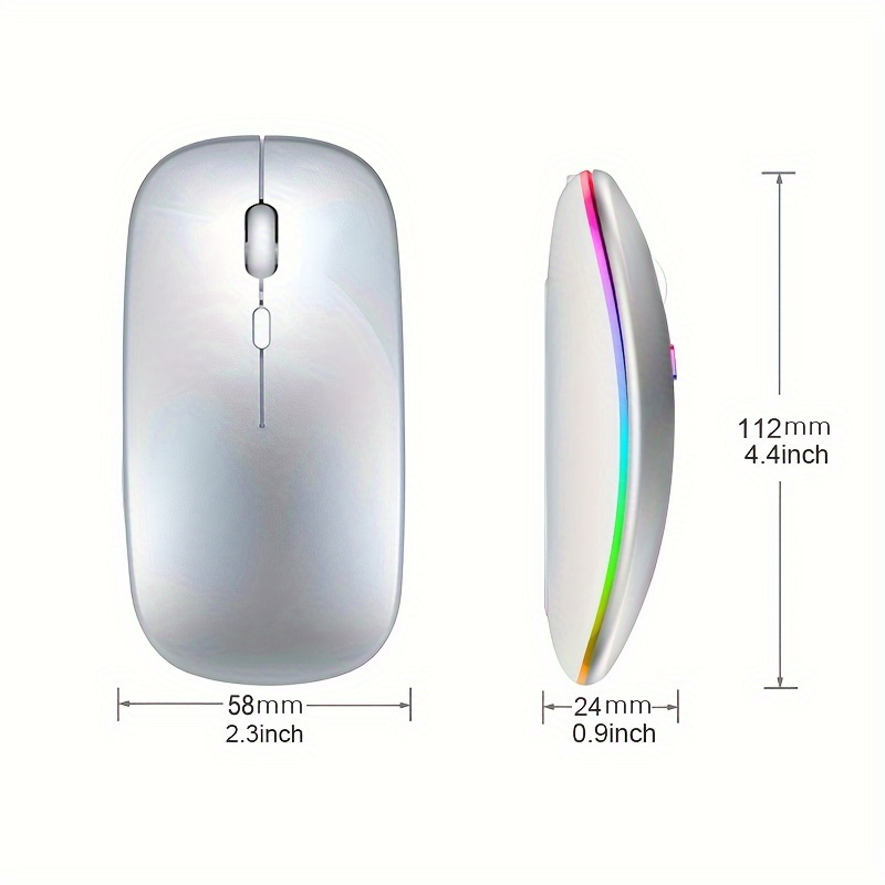 Mouse wireless RGB ricaricabil - Wireless Gaming Mouse recensione e prezzo