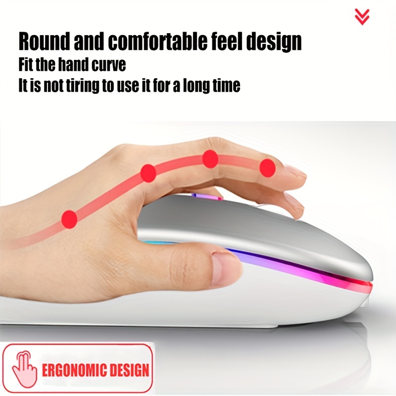 Mouse wireless RGB ricaricabil - Wireless Gaming Mouse recensione e prezzo