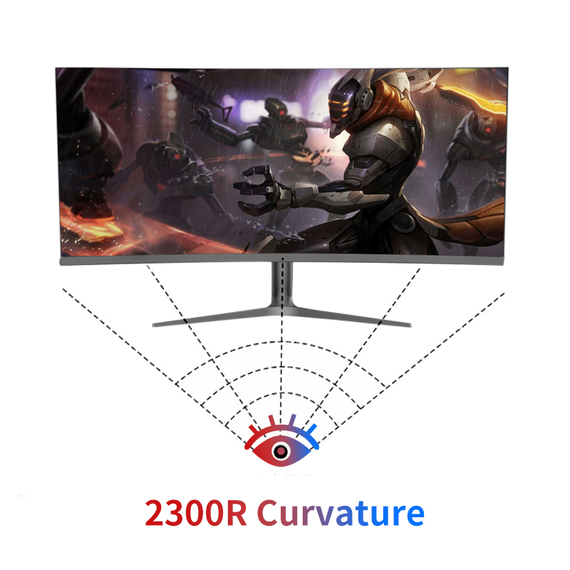 Monitor LCD Curvo Ultra Wide d - Pc Gaming Ultrawide Monitor recensione e prezzo