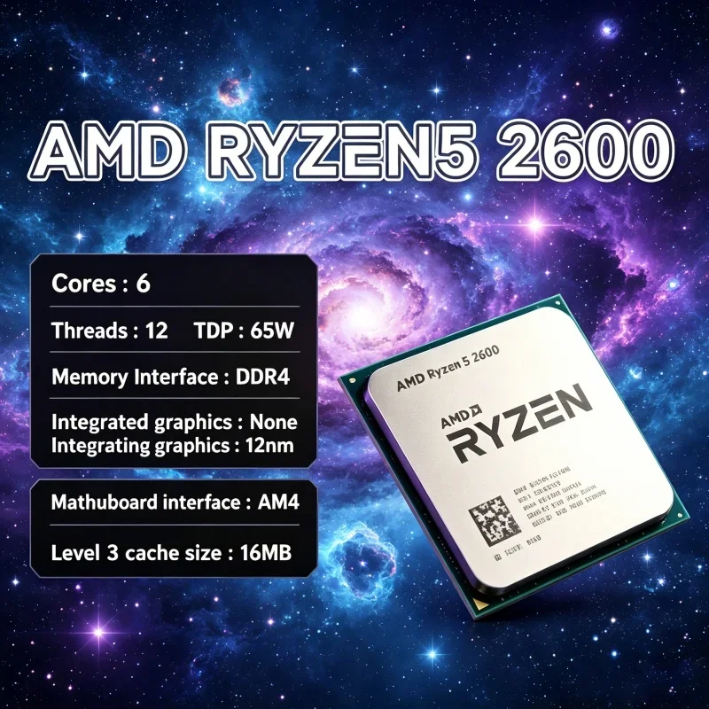 CPU Desktop AMD Ryzen 5 2600,  - Pc Gaming Entry recensione e prezzo