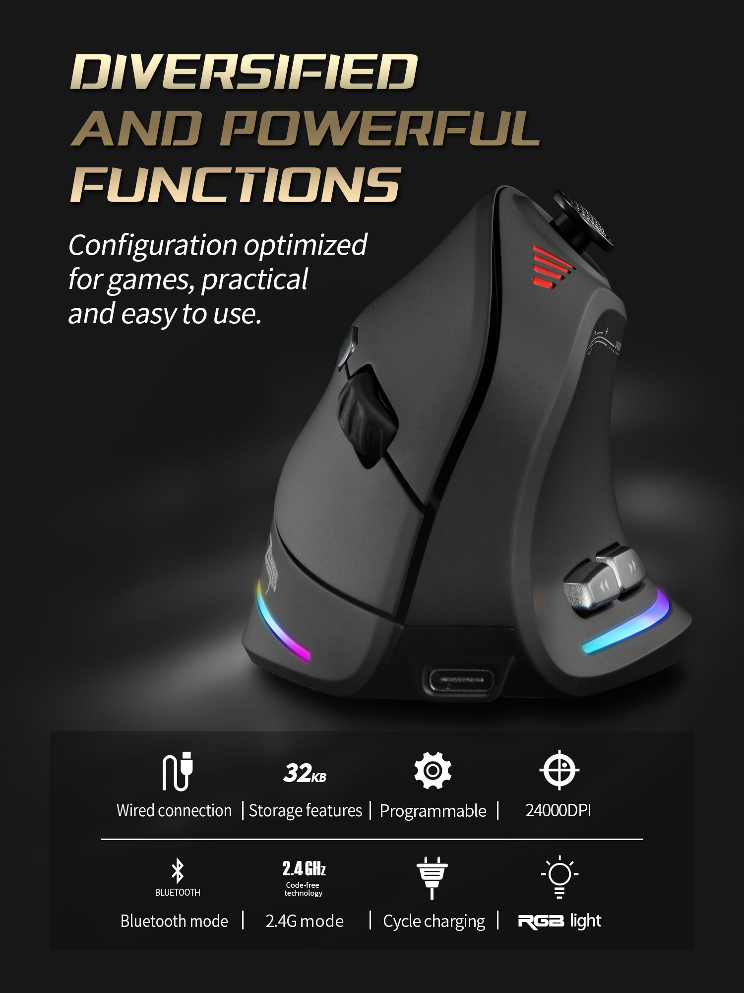 Jomaa Controllo mouse vertical - Gaming Controller recensione e prezzo