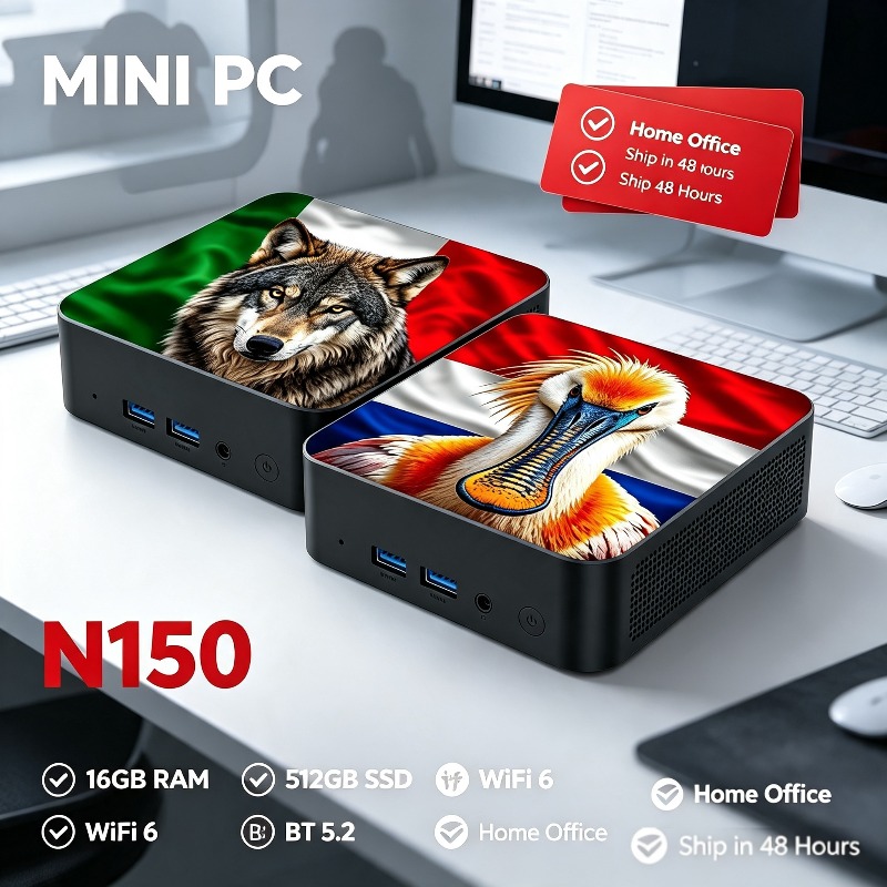 Nuovo Mini PC Intel Core N150  - Pc Gaming Usa recensione e prezzo